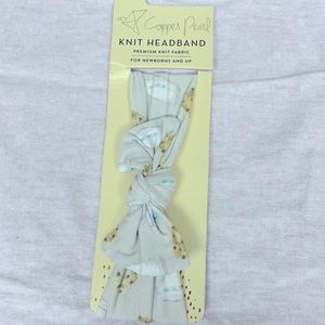NWT COPPER PEARL Milk & cookies baby headband